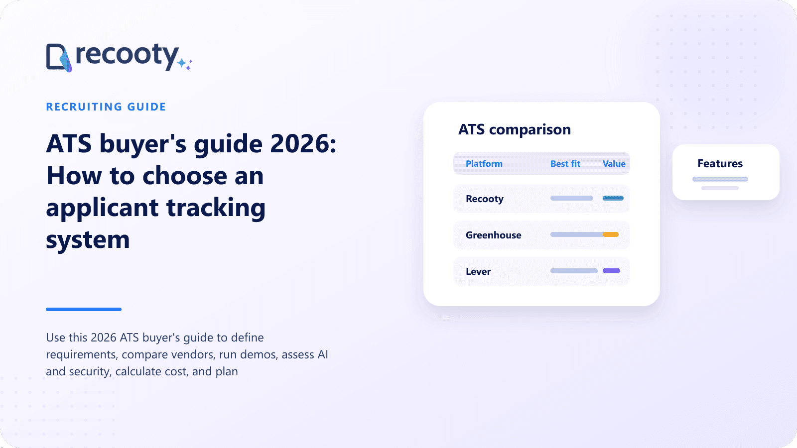 ATS buyer's guide 2026: How to choose an applicant tracking system