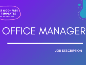 Office manager job description, office manager job description template, office manager jd, office manager jd template, free office manager job description template, sample office manager jd, office manager sample