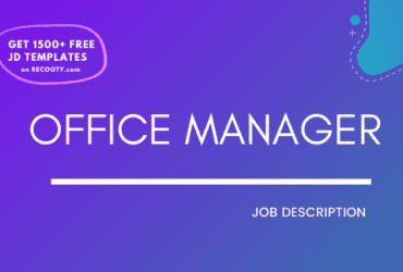 Office manager job description, office manager job description template, office manager jd, office manager jd template, free office manager job description template, sample office manager jd, office manager sample