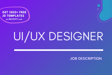 UI UX Designer job description template, UI UX designer job description, User interface designer jd template, user experience designer jd template, free ui designer template, free ux designer template