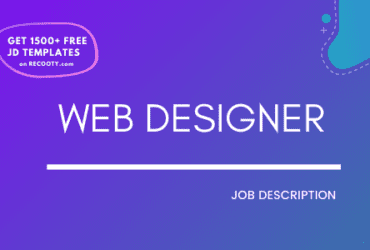 web designer job description, web designer jd template, web designer sample jd, web designer template, free web designer job descrption