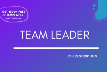 team leader job description example, team leader job description sample, free team leader job description template, free team leader jd template, team leader jd, team lead jd free