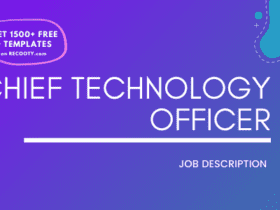 Chief Technology Officer Job Description Template,Chief Technology Officer JD,Free Job Description,Job Description Template,job posting