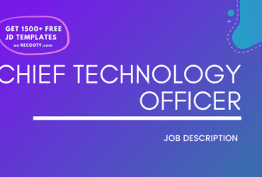 Chief Technology Officer Job Description Template,Chief Technology Officer JD,Free Job Description,Job Description Template,job posting