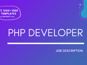 php developer free job descption, php developer free jd, php developer jd sample, php developer jd template, php developer template