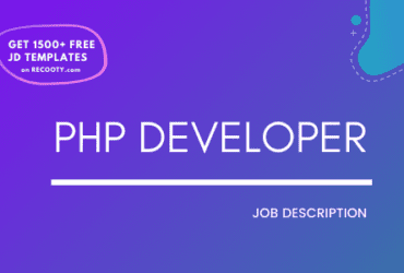 php developer free job descption, php developer free jd, php developer jd sample, php developer jd template, php developer template