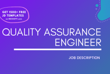 Quality Assurance Engineer Job Description Template,Quality Assurance Engineer JD, Free Job Description,Job Description Template,job posting