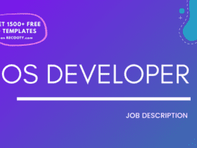 iOS Developer Job Description Template,iOS Developer JD, Free Job Description, Job Description Template, job posting