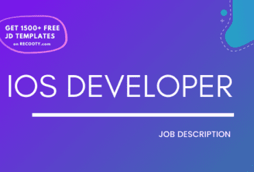 iOS Developer Job Description Template,iOS Developer JD, Free Job Description, Job Description Template, job posting