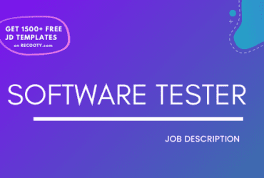 Software Tester Job Description Template,Software Tester JD,Free Job Description,Job Description Template,job posting