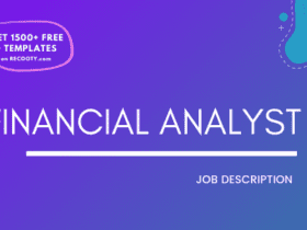 Financial Analyst Job Description Template,Financial Analyst JD, Free Job Description, Job Description Template, job posting