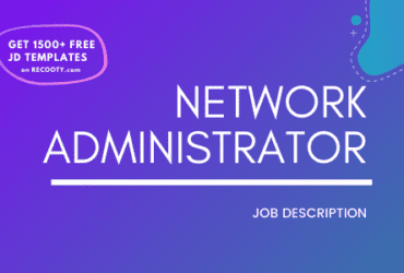 Network Administrator Job Description Template,Network Administrator JD,Free Job Description,Job Description Template,job posting