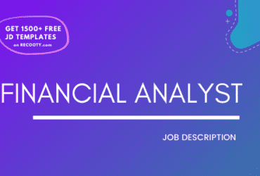 Financial Analyst Job Description Template,Financial Analyst JD, Free Job Description, Job Description Template, job posting