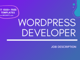 WordPress Developer Job Description Template,WordPress Developer JD,Free Job Description,Job Description Template,job posting