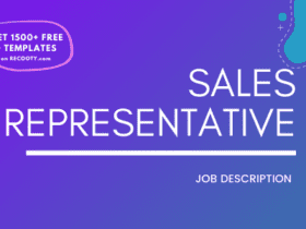 Sales RepresentativesJob Description Template, Sales Representatives JD, Free Job Description, Job Description Template, job posting