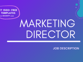 Marketing Director Job Description Template,Marketing Director JD,Free Job Description,Job Description Template,job posting