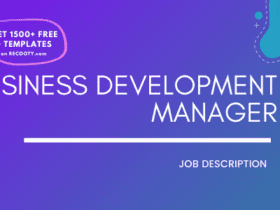 Business Development Manager Job Description TemplateBusiness Development Manager JD,Free Job Description,Job Description Template,job posting