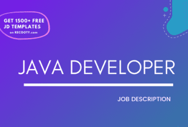 Java Developer Job Description Template,Java Developer JD,Free Job Description,Job Description Template,job posting