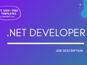 .NET Developer Job Description Template,.NET Developer JD,Free Job Description,Job Description Template,job posting