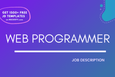 Web Programmer Job Description Template,Web Programmer JD,Free Job Description,Job Description Template,job posting