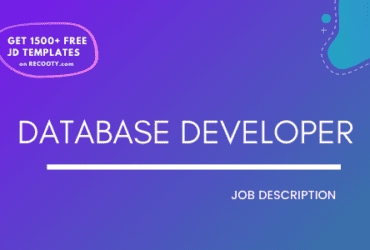 Database Developer Job Description Template,Database Developer JD,Free Job Description,Job Description Template,job posting