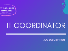 IT Coordinator Job Description Template,IT Coordinator JD,Free Job Description,Job Description Template,job posting