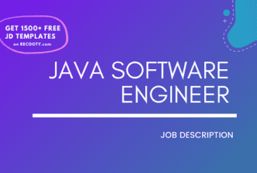 Java Software Engineer Job Description Template,Java Software Engineer JD,Free Job Description,Job Description Template,job posting