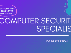 Computer Security Specialist Job Description Template,Computer Security Specialist JD,Free Job Description,Job Description Template,job posting