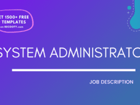 System Administrator Job Description Template,System Administrator JD,Free Job Description,Job Description Template,job posting