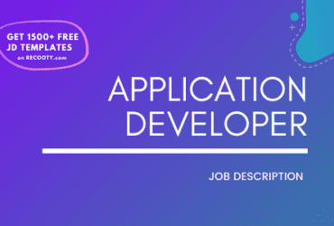Application Developer Job Description Template,Application Developer JD,Free Job Description,Job Description Template,job posting