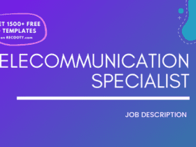 Telecommunication Specialist Job Description Template,Telecommunication Specialist JD,Free Job Description,Job Description Template,job posting
