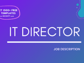 IT Director Job Description Template,IT Director JD,Free Job Description,Job Description Template,job posting
