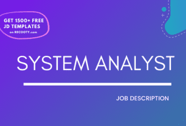 System Analyst Job Description Template,System Analyst JD,Free Job Description,Job Description Template,job posting