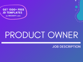 Product Owner Job Description Template,Product Owner JD, Free Job Description,Job Description Template,job posting