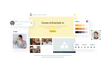 Branded careers page