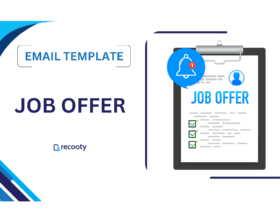 Job Offer Email template
