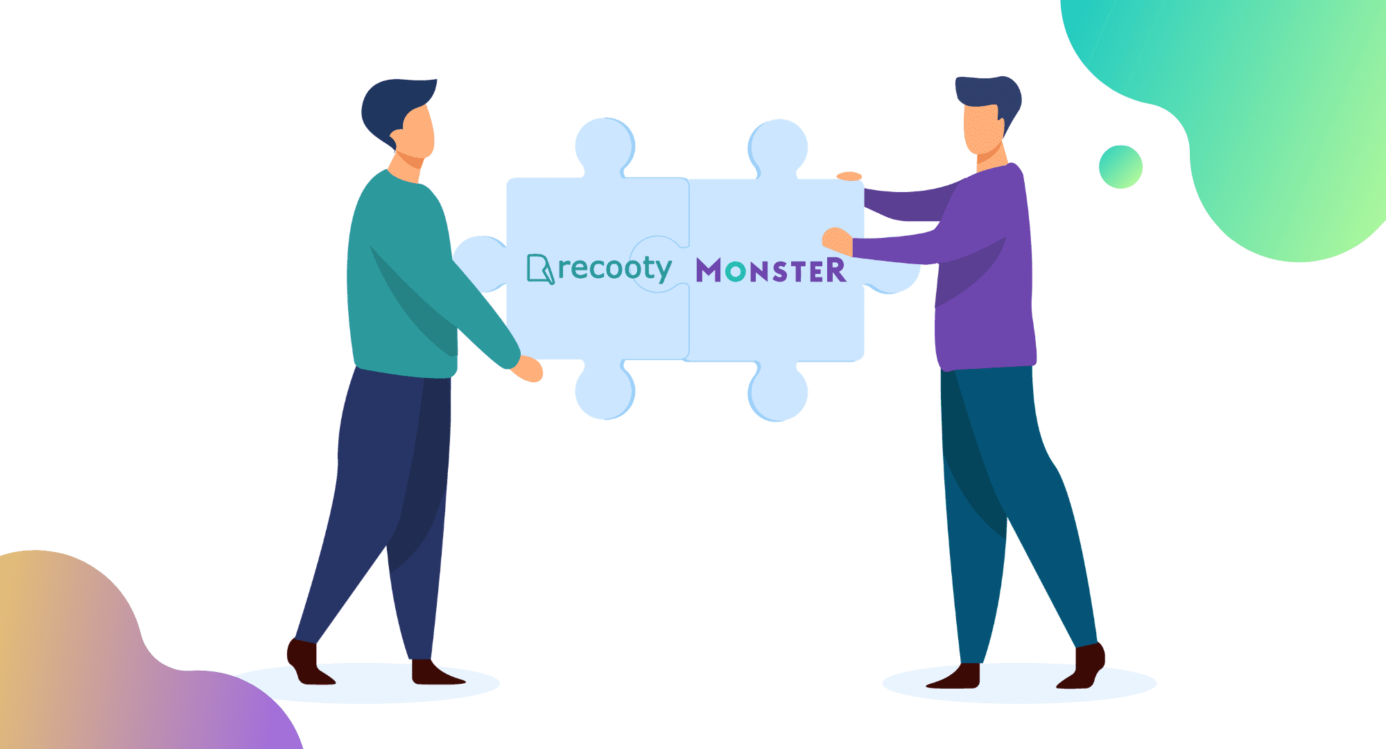 Monter partners with Recooty. Monster-Recooty Partnership. Recooty Job Board Partners. Monster partner.