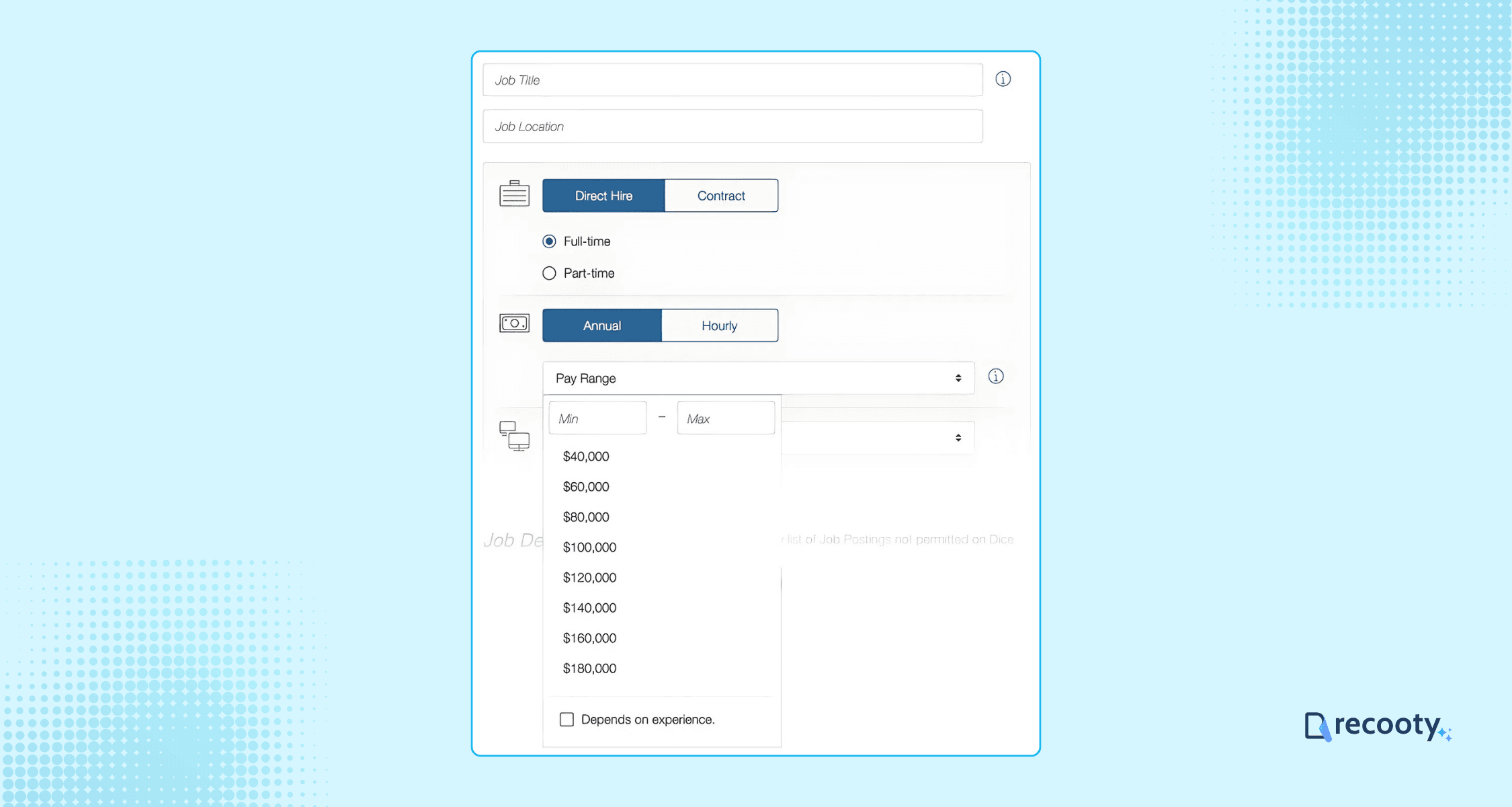 Basic Job Details To Be Filled On Dice Before Posting 1 - How To Post A Job On Dice | Dice For Employers 2025 Basic Job Details To Be Filled On Dice Before Posting 1