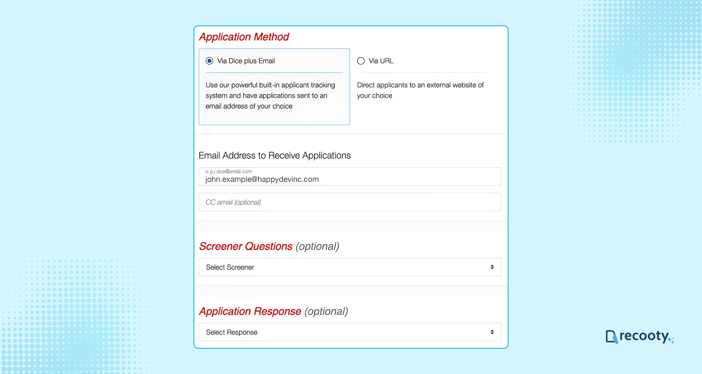 Other Important Fields As Screening Questions And All On Dice 1 - How To Post A Job On Dice | Dice For Employers 2025 Other Important Fields As Screening Questions And All On Dice 1