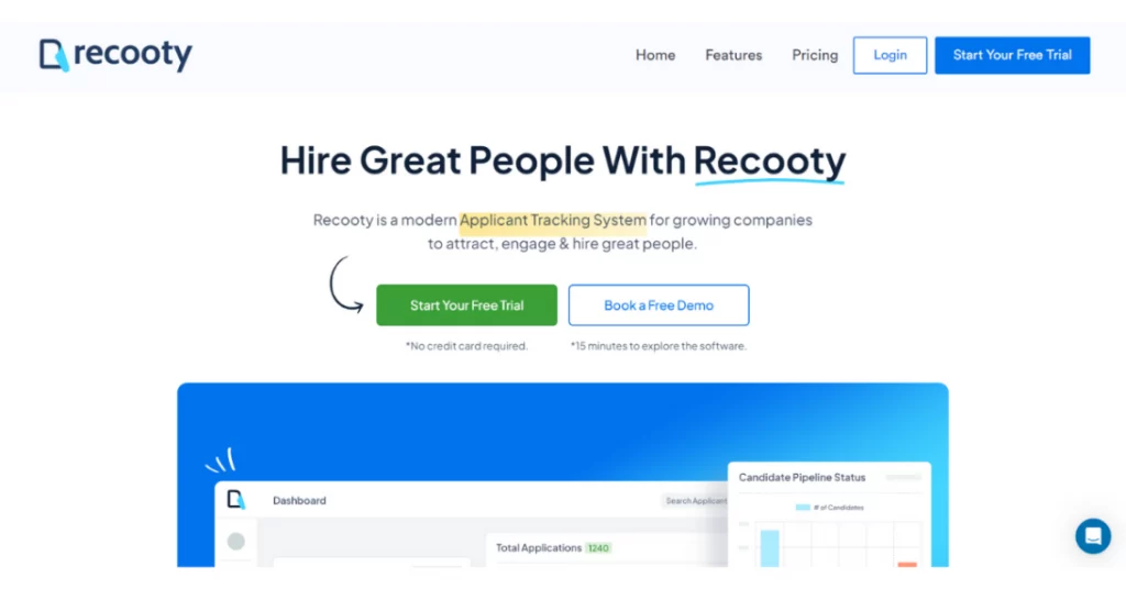 Recooty Applicant tracking system