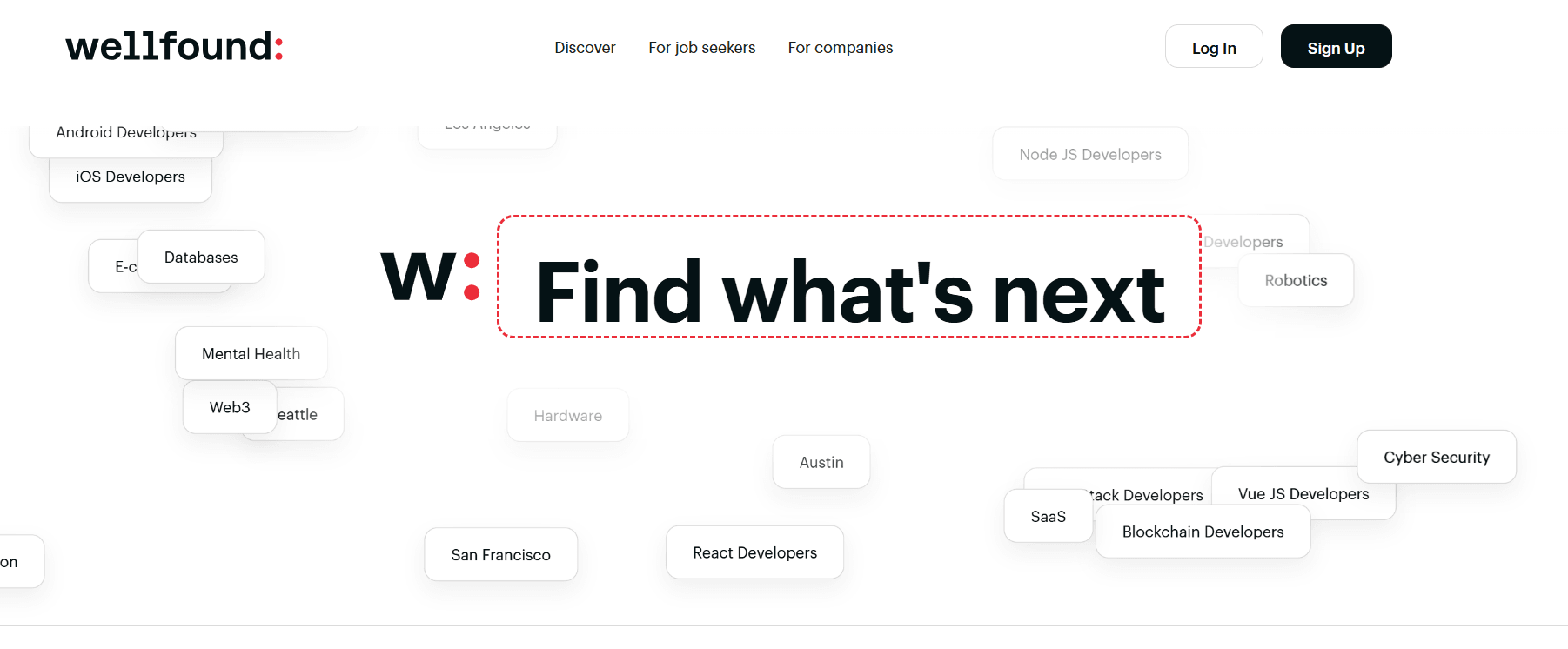 Wellfound (Anglelist) job board