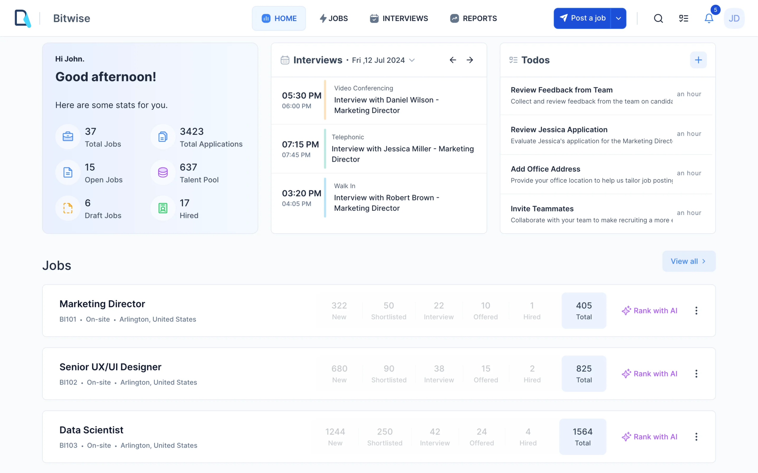 Recooty1 dashboard