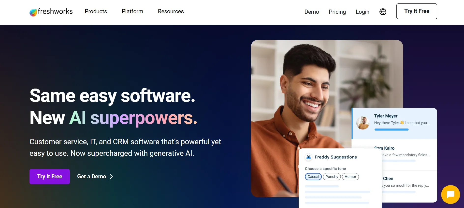 freshteam home page