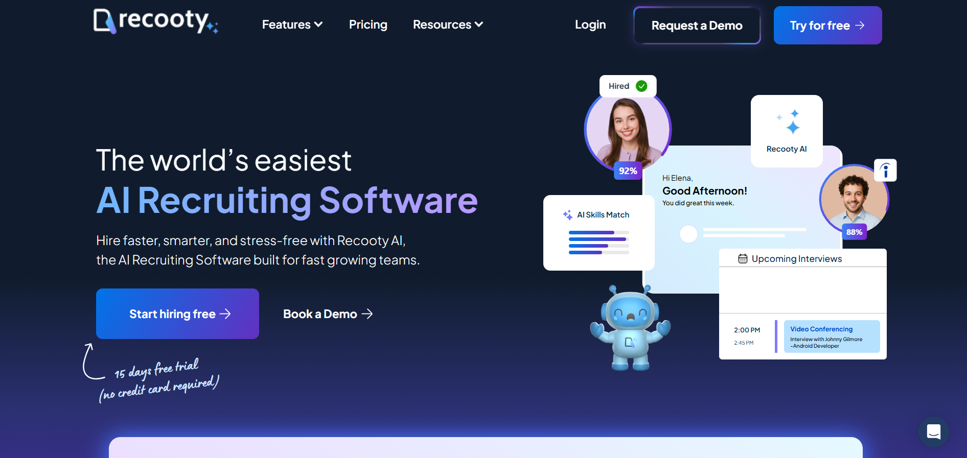 Recooty - Best AI ATS for German SMBs (Mittelstand) and Startups